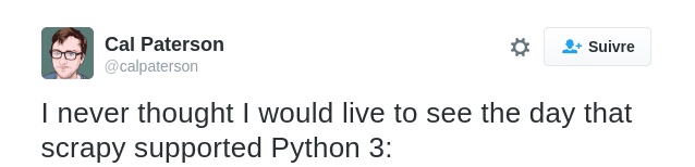 twitter scrapy 1.1